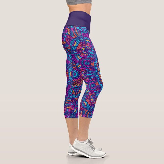 Leggings Capri Kaleidoscope Mandala (Derecha)