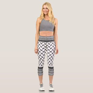 Leggings Capri Keffiyeh palestina