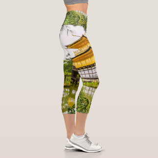 Leggings Capri Kinkaku-ji, el pabellón dorado, Kioto