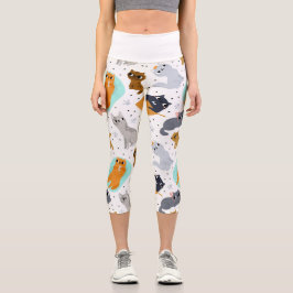 LEGGINGS CAPRI KITTY KAT CAPRI LEGGINS