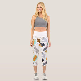 LEGGINGS CAPRI KITTY KAT CAPRI LEGGINS
