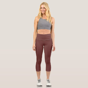 Leggings Capri La cereza de Mahogany Elegante y elegante Bliss Le