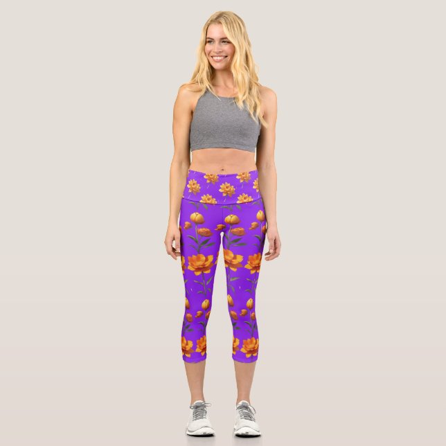 Leggings Capri La elegancia de la naturaleza (Anverso)
