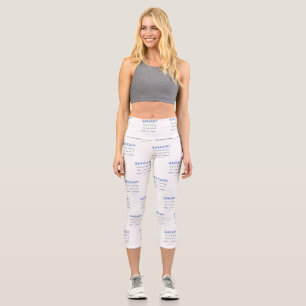 Leggings Capri La ilusión de metal pulido sarcasmo de SlipperyJoe
