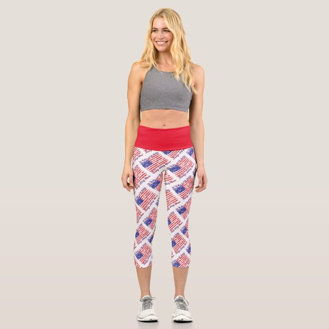 Leggings Capri La ley ilegal y la colina (Anverso)
