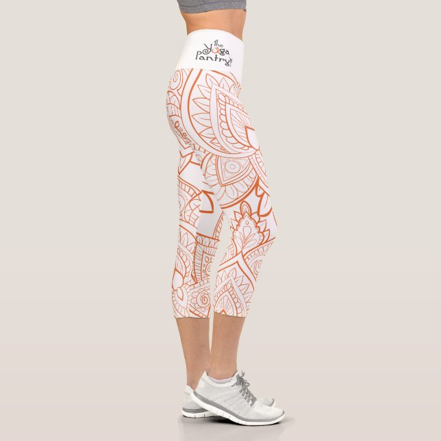 Leggings Capri La leyenda del juego del yoga (Derecha)