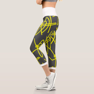 Leggings Capri La vida. Enfoque. Arte abstracto Minimalismo Leggi