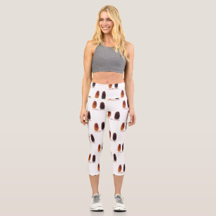 Leggings Capri Las dos fechas de SlipperyJoe pasas arrugadas marc