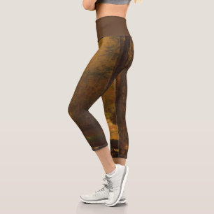 Leggings Capri Las medias capri 'The Trout Pool (1870) Artwork'