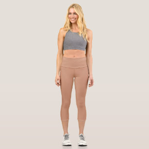 Leggings Capri Latón antiguo (color sólido)