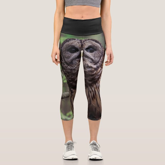 Leggings Capri Lechuza Barred (Anverso)