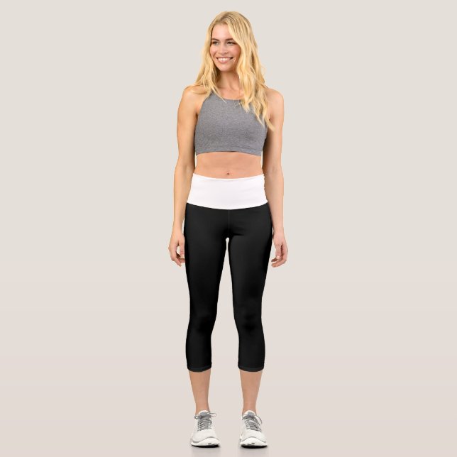 Leggings Capri legens negros (Anverso)