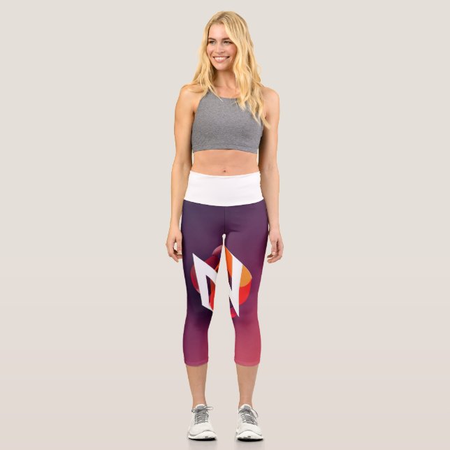 Leggings Capri "Leggencias acogedoras y elegantes" (Anverso)