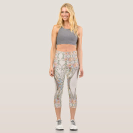 Leggings Capri Leggencias de elegancia floral6
