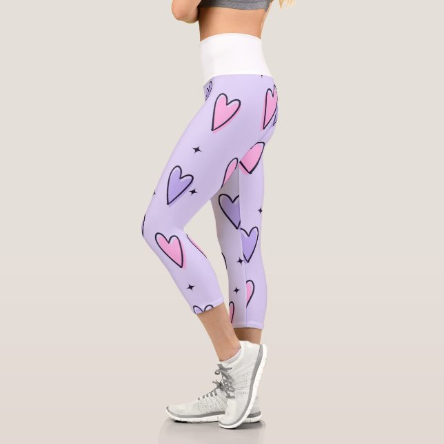 Leggings Capri Leggencias femeninas (Izquierda)