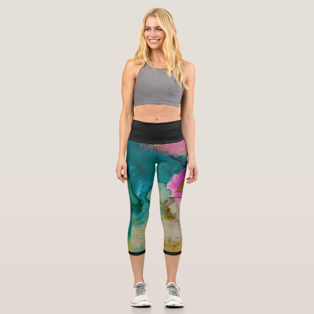 Leggings Capri Legging artistique by Lyla FERRARIS (Anverso)