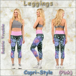 Leggings Capri LEGISLACIONES DE ESTILO CAPRI -"Problema de burbuj<br><div class="desc">En estas coloridas Leggings al estilo Capri se muestra una imagen de arte abstracto titulada "Problemas de burbujas". Disponible en cinco tamaños para mujeres (XS, S, M, L, XL). Consulte la descripción "Acerca de este producto" a continuación para obtener información general sobre el tamaño y el producto. La imagen abstracta...</div>