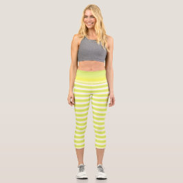 Leggings Capri Lemon Twist - Gradiente