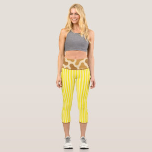 LEGGINGS CAPRI "LEMONADE SAFARI" DE CIÑURA ALTA