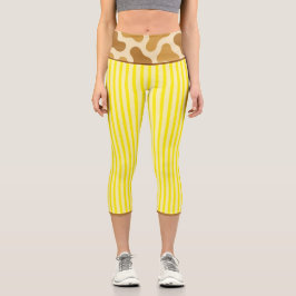 LEGGINGS CAPRI "LEMONADE SAFARI" DE CIÑURA ALTA