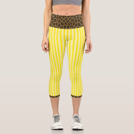 LEGGINGS CAPRI "LEMONADE WILDCAT" DE CINTURA ALTA