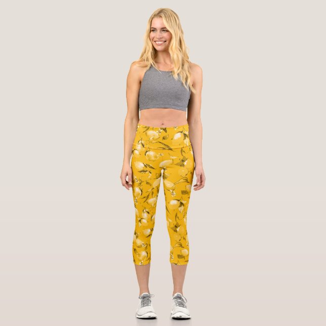 Leggings Capri Lemones acuarelas 10 (Anverso)