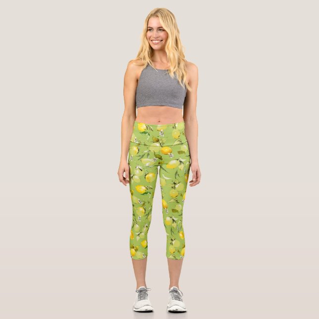 Leggings Capri Lemones acuarelas 22 (Anverso)