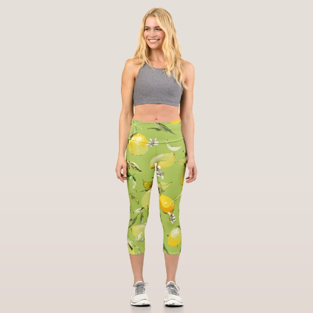 Leggings Capri Lemones acuarelas 23 (Anverso)