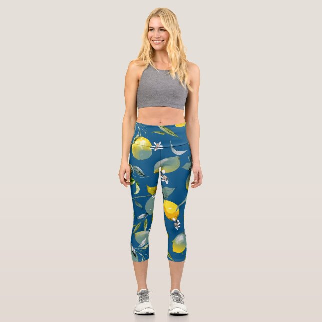 Leggings Capri Lemones acuarelas 28 (Anverso)