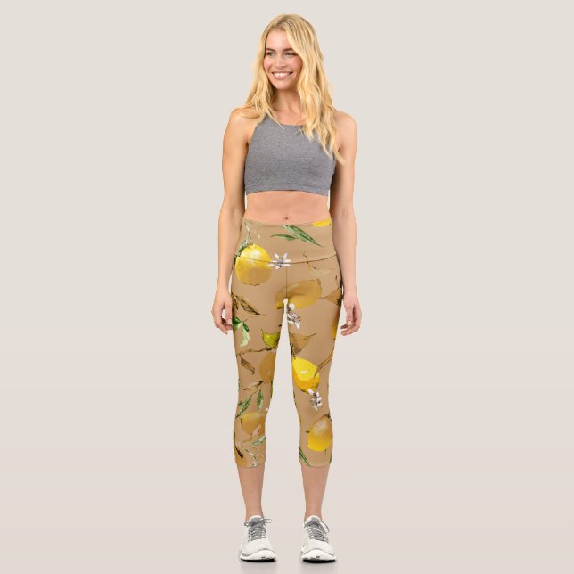 Leggings Capri Lemones acuarelas 33 (Anverso)