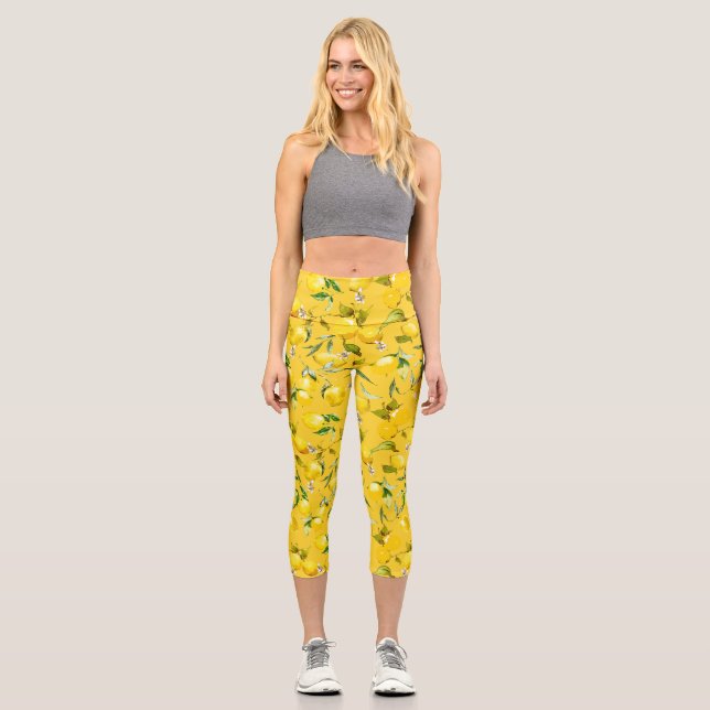 Leggings Capri Lemones acuarelas 8 (Anverso)