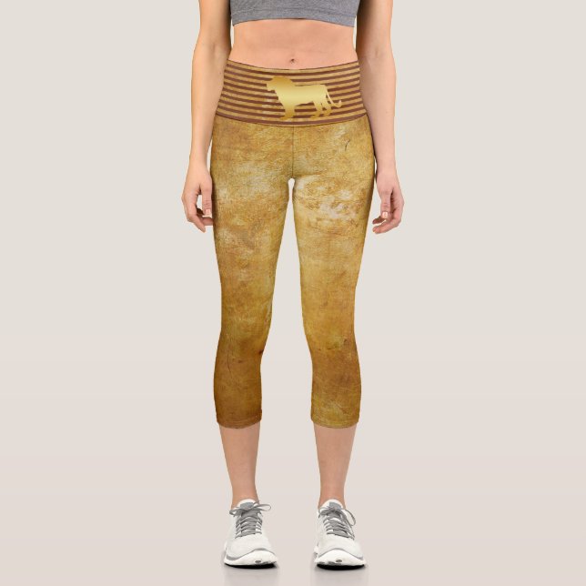 Leggings Capri León de oro (Anverso)