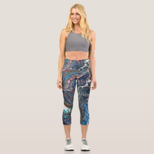 Leggings Capri Letradas Capri de talla alta por Laurie