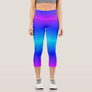 Leggings Capri Leyenda Capri De Alto Deseado Azul