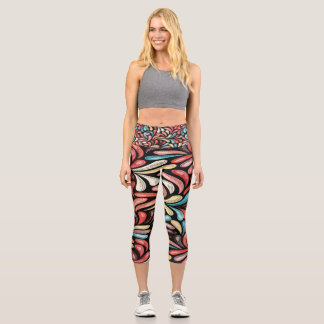 Leggings Capri Leyenda Capris de alta descarga