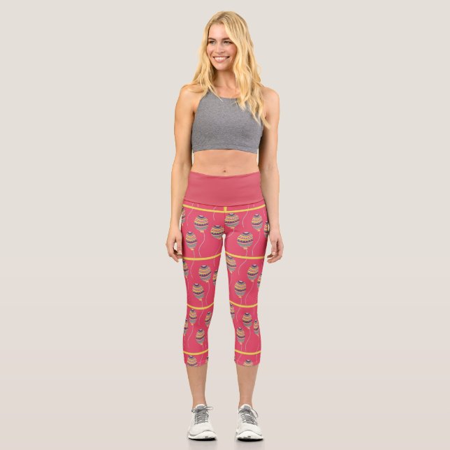 Leggings Capri Leyendas capri con globos circos (Anverso)