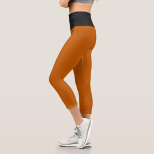 Leggings Capri Leyendas Capri, Naranja quemado
