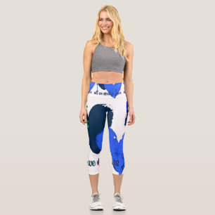 Leggings Capri Leyendas Capris De Alta Desorientación