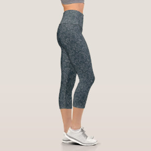 Leggings Capri Leyendas Capris del Resumen Verde Forestal