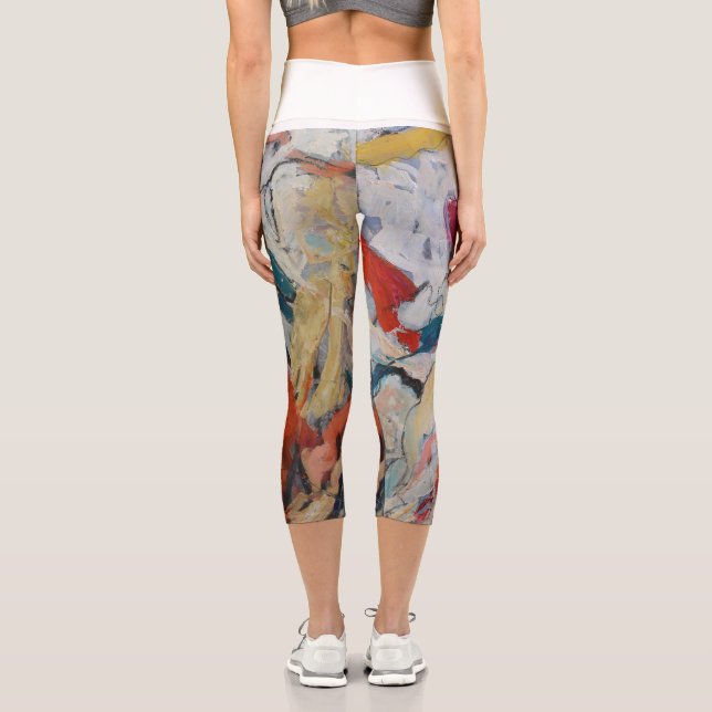 Leggings Capri Leyendas coloridas (Reverso )