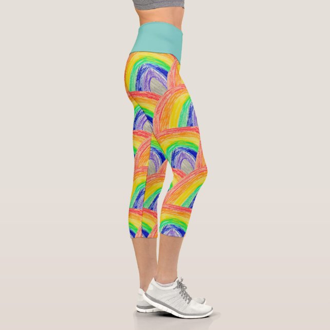 Leggings Capri Leyendas de arcoiris capri (Derecha)