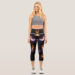 Leggings Capri Leyendas de Halloween - Festividad de fantasía y d