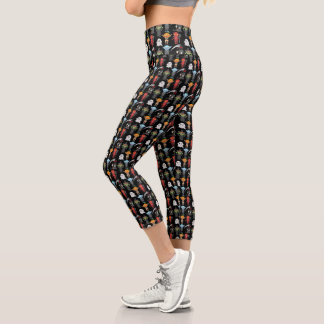 Leggings Capri Leyendas de la fiesta de Halloween #2