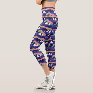 Leggings Capri Leyendas de las luces del norte #2