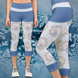 Leggings Capri Leyendas de Navidades de oso polar