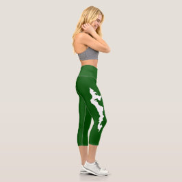 Leggings Capri Leyendas de yoga capri de Isla de los Pescadores -