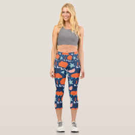 Leggings Capri Leyendas de yoga premium - Estilo Stretchy, respir