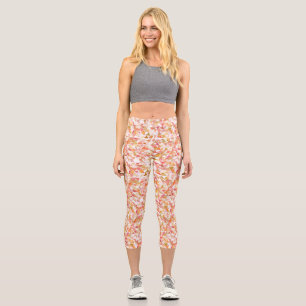 Leggings Capri Leyendas del patrón de abstracto geométrico - Nara