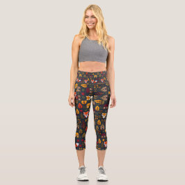 Leggings Capri Leyendas deportivas femeninas - Atletismo y fitnes