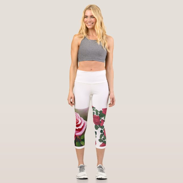 Leggings Capri Leyendas femeninas con hermosos diseños (Anverso)